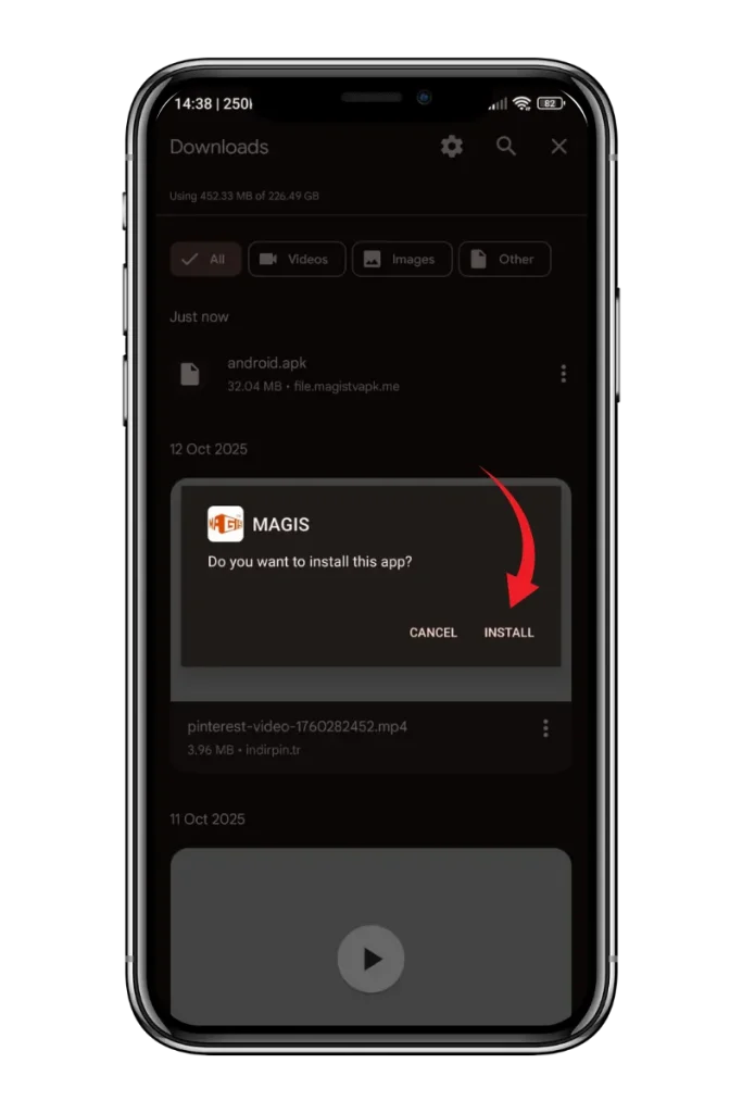 How to Download and Install Magis TV APK for Android step 1